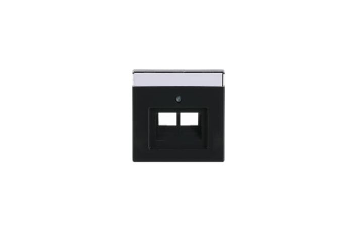 Dangtelis kompiuteriniam lizdui dvigubas RJ45 antracito spalvos 1803-02-81 Future Linear - ABB