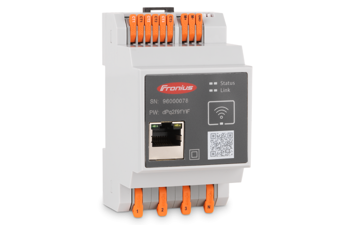 Skaitiklis elektros energijos 3F 5kA/333mV netiesioginis 3 modulių CL1 WLAN/LAN/RS485 (GEN24/Tauro/Verto) Smart Meter IP 5kA-3 - FRONIUS
