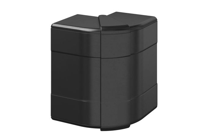 Kampas išorinis 53x100 paslankus Rapid 45-2 be halogenų juodas RAL9005 GK-AH53100LSW - OBO BETTERMANN