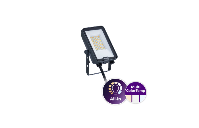 Prožektorius LED 30W IP65 3000/4000/6500K 3300/3600lm BVP167 LED36/830_40_65 PSU 30W SWB LEDINAIRE - PHILIPS