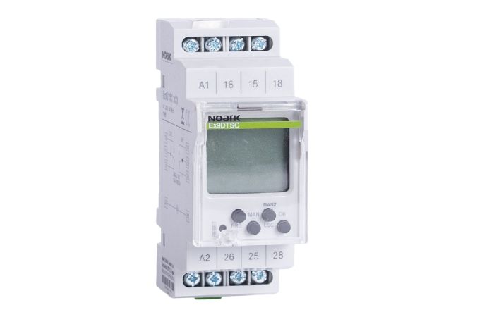 Relė laiko multifunkcinė 60s-24h 1co 230V AC su LCD ekranu Ex9DTSC 1CO 230V - NOARK