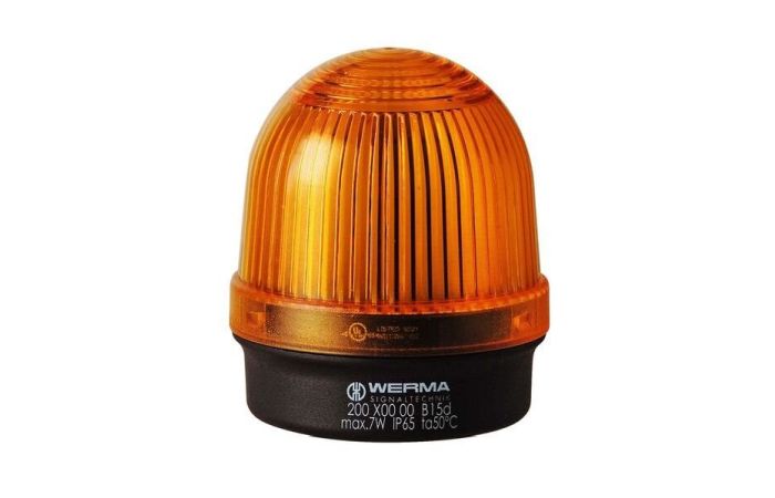 Švyturėlis geltonas B15d 12-240V AC/DC IP65 BM - WERMA
