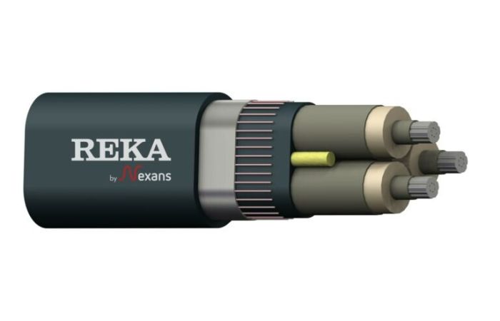 Kabelis aliumininis AXLJ-F TT 3x50/16mm2 24kV [matuojamas] - REKA CABLE