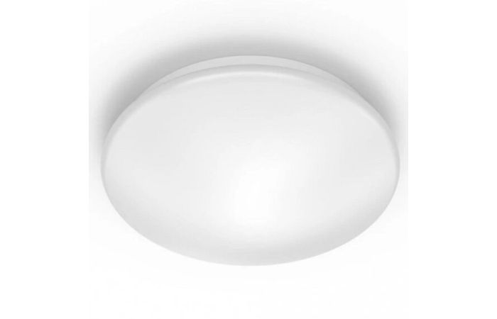 Šviestuvas v/t LED 24W IP44 3000K 2400lm D-380mm H-50mm apvalus plafonas baltas - PILA