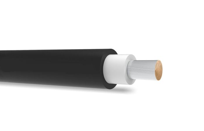 Kabelis saulės moduliui H1Z2Z2-K 1x10mm2 DC 1.5kV juodas be halogenų DCA klasė Solar DB+ [matuojamas] - KBE ELEKTROTECHNIK