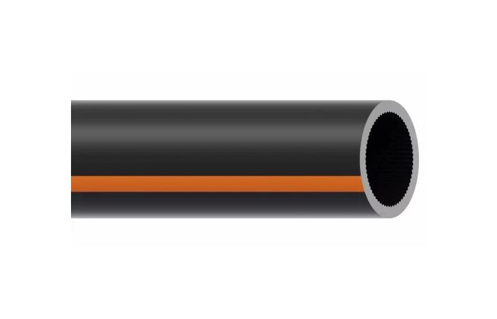 Vamzdis D32/2.9 HDPE juodas su oranžine juosta Opto [250m] - HOHLE