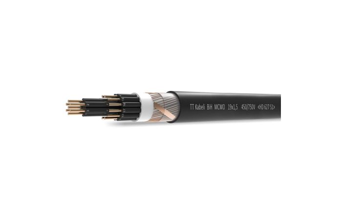 Kabelis kontrolinis ekranuotas MCMO 7x1.5/1.5mm2 RE 750V [matuojamas] - TT CABLES