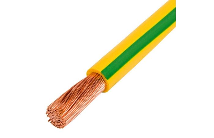 Laidas H07V-K 4mm2 geltonai žalias [matuojamas] - LIETKABELIS
