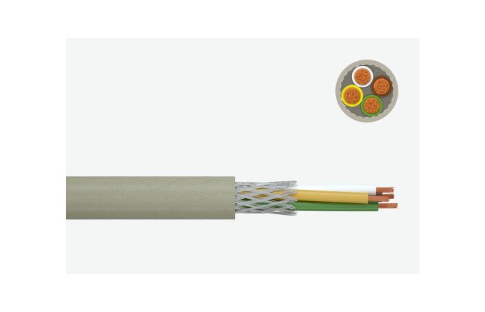 Kabelis lankstus ekranuotas LiHCH 2x1mm2 300V Cca klasė [matuojamas]