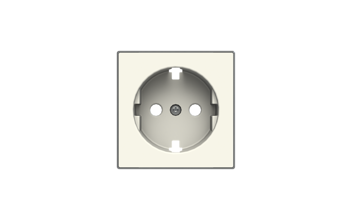 Dangtelis SCHUKO lizdui baltos spalvos 8588.9 BL SKY Niessen - ABB