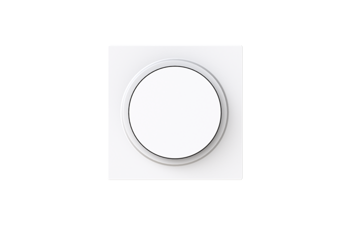 Dangtelis šviesos reguliatoriui baltos spalvos 6540-44G-102-500 Busch-Art Linear - ABB