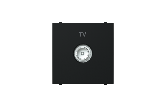 Lizdas p/t TV galinis juodos matinės spalvos 2 modulių N2250.7 NT Zenit S - ABB