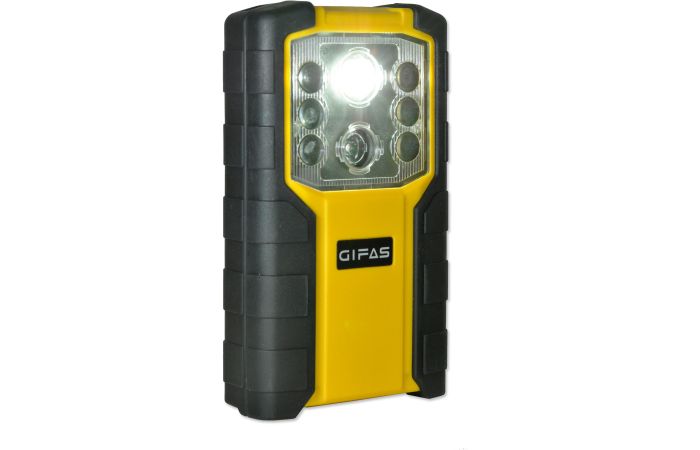 Žibintuvėlis nešiojamas LED IP54 185lm 4xAA geltonas TorchLED - GIFAS