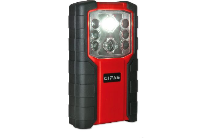 Žibintuvėlis nešiojamas LED IP54 185lm 4xAA raudonas TorchLED EMERGENCY - GIFAS