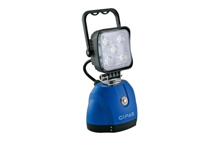 Žibintuvėlis nešiojamas LED 17W IP54 6500K 2000lm 6.4Ah įkraunamas I-LED Battery 2 - GIFAS