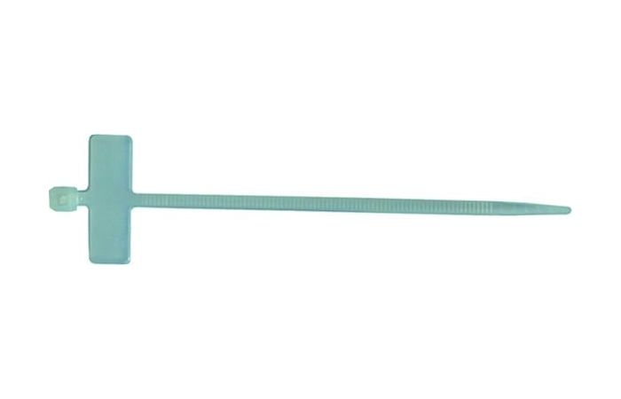 Dirželis 100x2.5 su markiravimo plokštele baltas PKB-BF [100] - PROTEC
