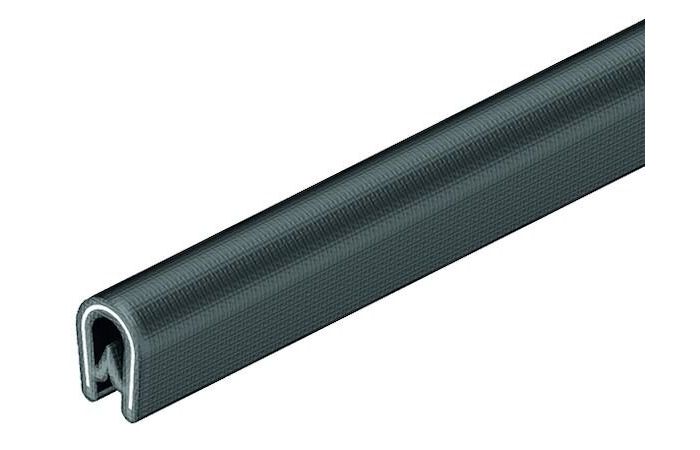 Apsauga skardos kraštams 1-2mm juoda PKSP2 [10m] - PROTEC