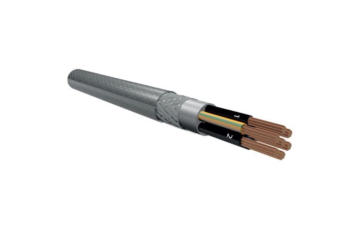 Kabelis lankstus ekranuotas YSLY-CY-JZ 4x4mm2 300/500V Eca klasė permatoma izoliacija [matuojamas] - ELMAT