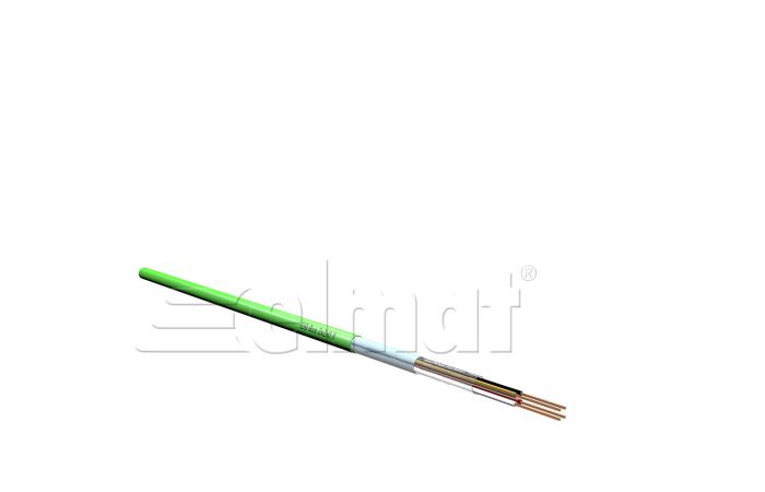 Kabelis EIB-BUS 2x2x0.8mm YCYM 350V žalias PVC [matuojamas] - ELMAT