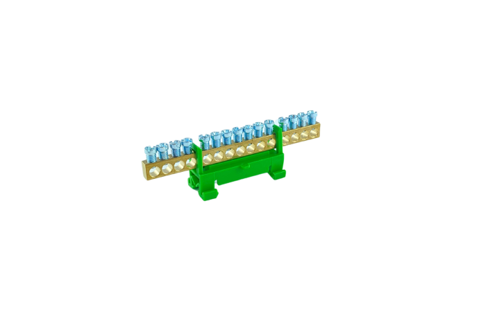 Gnybtas 15x16mm2 geltonai žalias PE15 - POLLMANN