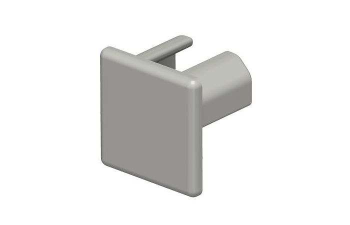 Galinis dangtelis 15x15mm Polivinilo chloridas akmens pilkumo RAL 7030 WDK HE15015GR - OBO BETTERMANN (pavadinimas tikslinamas)