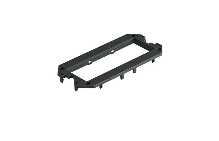 Uždengimas Skirtas UT3, 3-ims 1 Modul45 165x76x4 Poliamidas grafito juodumo RAL 9011 UT3 P3 - OBO BETTERMANN (pavadinimas tikslinamas)