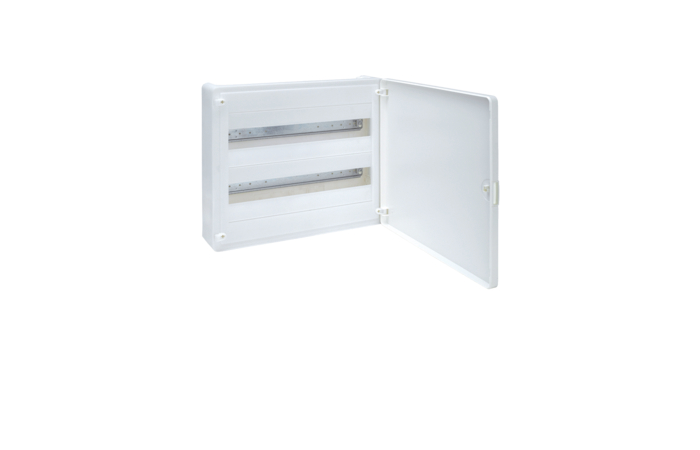 Skydelis v/t 36 modulių IP40 baltos durys 2x18 - HAGER