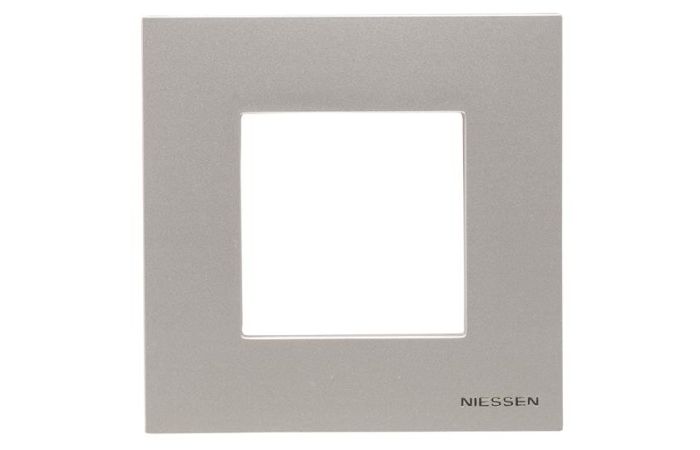 Rėmelis viengubas sidabrinės spalvos N2271 PL Zenit - ABB