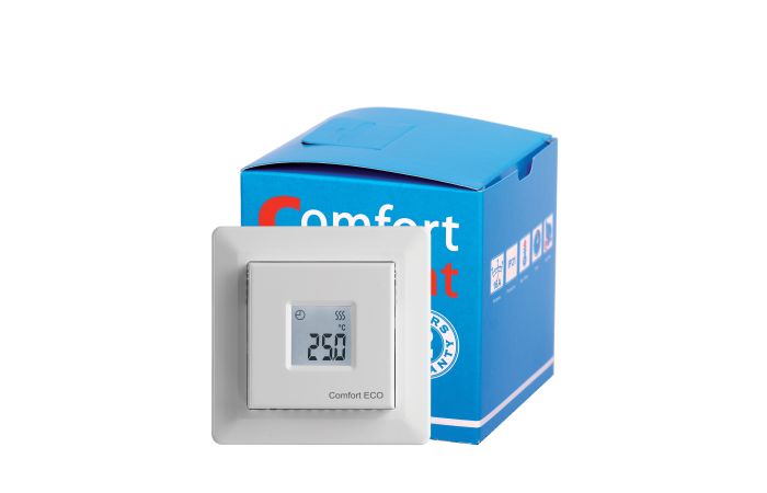 Reguliatorius temperatūros p/t grindų ir patalpos +5-+40C 16A/3600W 230V Comfort Eco - COMFORTHEAT