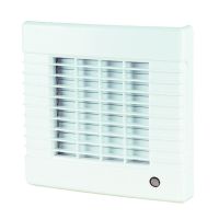 Ventiliatorius 100mm su laiko rele 2-30min 98m3/val 34dB(A) 18W 230V baltas PLKJ100 - PROTEC