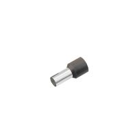 Antgalis gilzinis izoliuotas 1.5mm2 Cu juodas L-8mm [pak. po 100 vnt.] - CIMCO