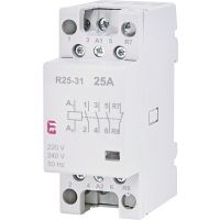Kontaktorius 4P 25A 230V AC 3no+1nc 2 modulių R25-31 - ETI