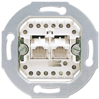 Lizdas telefono p/t dvigubas UAE8x8P kat.3 R FMT - JUNG