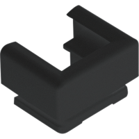 Įėjimas kanalui [15x15mm] į v/t dėžutę juodos spalvos - JUNG