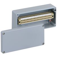Dėžutė v/t [175x80x57] IP66 iQ aliumininė su gnybtais 22x4mm2 pilka ALR1808-4 - SPELSBERG