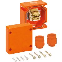 Dėžutė v/t [115x115x93] IP66 E30 su gnybtais 5x6mm2 be halogenų WKE202RK - SPELSBERG