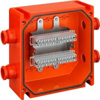 Dėžutė v/t [200x200x110] IP66 E30 su gnybtais 2xLSA be halogenų WKE405LSA - SPELSBERG