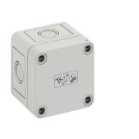 Dėžutė v/t [65x65x57] IP66 iQ tuščia pilka be halogenų TKPC77-6-m - SPELSBERG