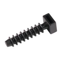 Laikiklis dirželiui 44x12mm įkišamas M8 juodas LOK01 [pak. po 100 vnt.] - HELLERMANN TYTON