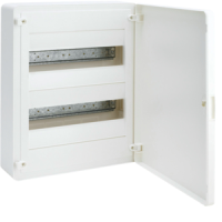 Skydelis v/t 24 modulių IP40 baltos durys - HAGER