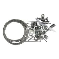 Rinkinys trosų 1.5m šviestuvų pakabinimui LEVANTO MTG KIT G090 G088 G67 [rinkinyje 4 vnt.] - NORTHCLIFFE