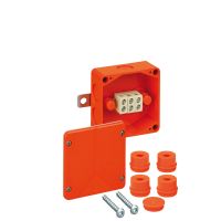 Dėžutė v/t [100x100x50] IP65/IP54 E30-E90 su gnybtais 3x10mm2 be halogenų WKE2-3x10 - SPELSBERG