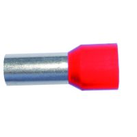 Antgalis gilzinis izoliuotas 1mm2 Cu raudonas L-10mm [500] - PROTEC