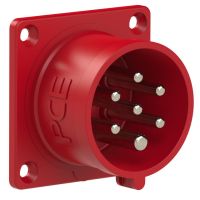 Kištukas CEE į/l 7P 16A 400V IP44/54 [70x70] - PCE