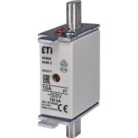 Saugiklis 10A 120kA 500V NH000 WT-00C/GG KOMBI - ETI