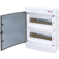 Skydelis p/t 24 modulių IP40 skaidrios durys ECM24PT-S - ETI