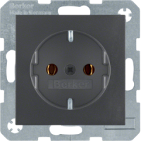 Lizdas p/t SCHUKO antracito matinės spalvos S.1/B.3/B.7 - BERKER
