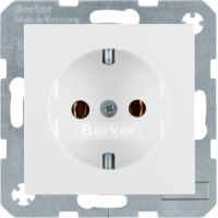 Lizdas p/t SCHUKO baltas blizgus S.1/B.3/B.7 - BERKER