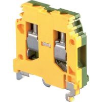 Gnybtas 6mm2/8mm geltonai žalias ant bėgelio M6/8.P - ENTRELEC