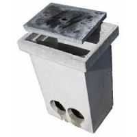 Šulinys g/b ryšių RKŠ-0 monolitinis su gelžbetoniniu dangčiu be užrakto 455x350x630 [65kg] - RYŠININKAS